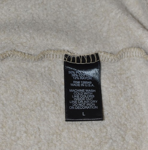 B0 Auth AVIATOR NATION Wave Stripe 4 Sand Relaxed Pullover Hoodie Size L $196 - Picture 7 of 7
