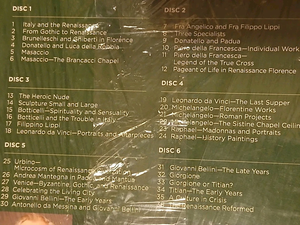 The Great Courses: Great Artists of Italian Renaissance Sealed DVD Guidebook Set - Image 3 of 4