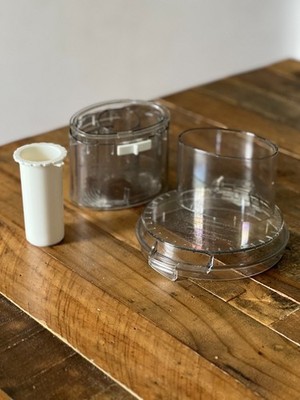 Cuisinart Pro 11 Food Processor DLC-8 Chute Sleeve DLC-018BGTX Lid & Pusher