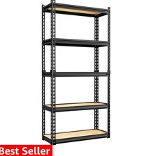 5-Tier Storage Shelving Unit, 2020 lbs Capacity,Heavy Duty Adjustable Metal U...