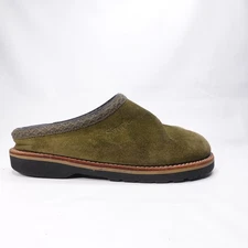 Simple Brand Clogs Green Suede Size 6 Womens