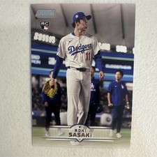 2025 Topps Stadium Club Roki Sasaki Rookie #187 Los Angeles Dodgers Baseball