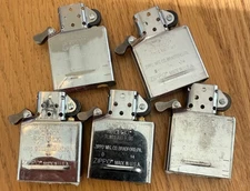 LOT OF 5 MODERN NEVER USED  ZIPPO INSERTS ONLY     ZB