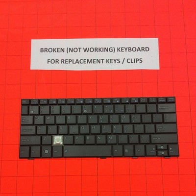 BROKEN Asus Eeepc 1001PXD Laptop Keyboard 0KNA-192US13 04G0A192KUS11-3 9J.N1Q