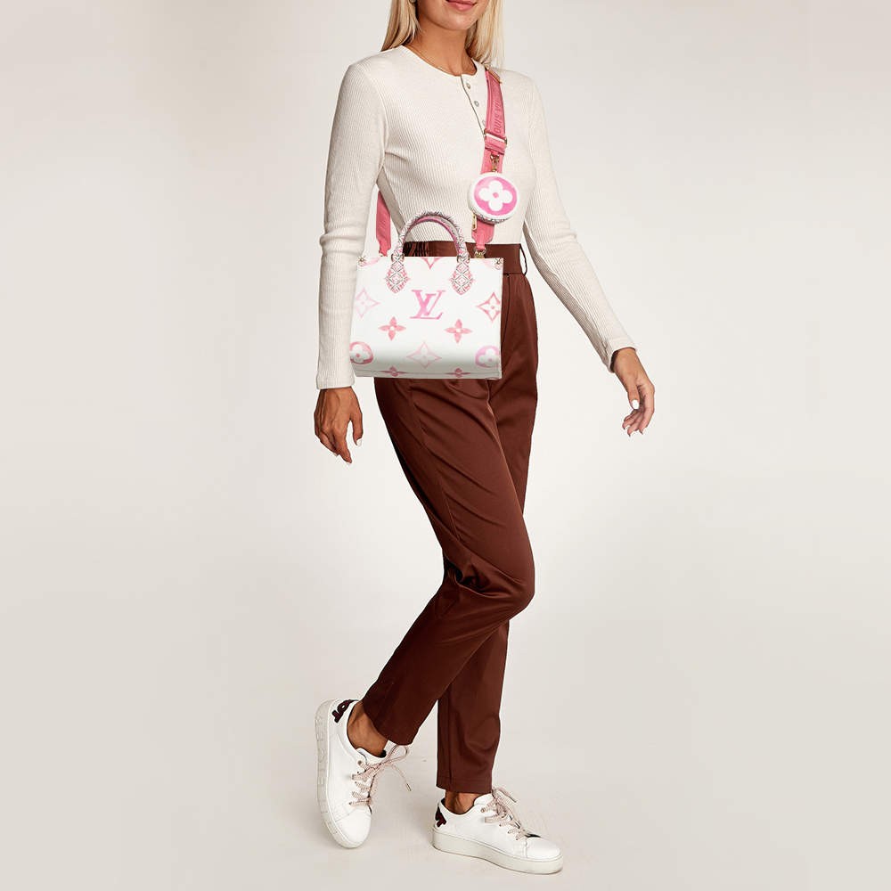 Louis Vuitton Pink Monogram Giant By The Pool 2.0 Onthego PM Tote