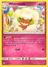 Pokemon TCG Unified Minds Whimsicott Rare - 144/236 - Near Mint - Free Shipping on eBay