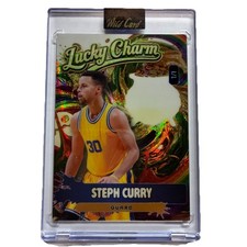 Steph Curry 2026 Wild Card Splat Lucky Charm rainbow pot of gold One of One