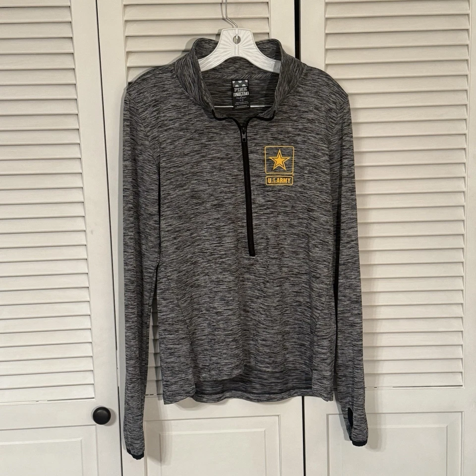 Victoria Secret Rosa con 5th & Ocean 1/4 Cremallera Ejército de EE. UU. EE. UU. Mujer’s Grande Foto 2 de 4