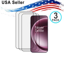 3PK Oneplus 6 7 8 9 10 12 15 T Pro 5G Tempered Glass Screen Protector