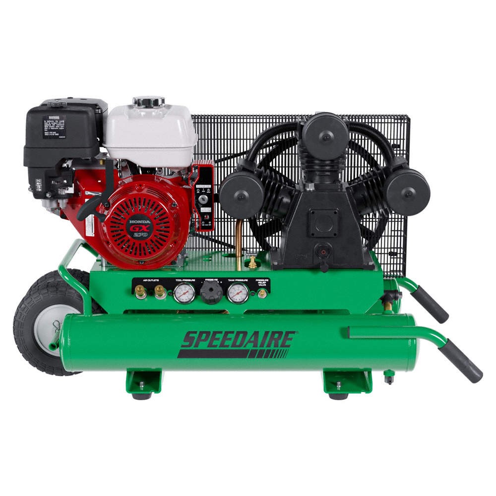 SPEEDAIRE ETA9090980.ES Portable Gas Air Compressor,9 gal Ta