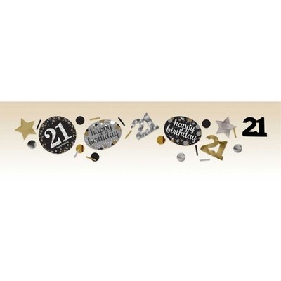 KONFETTI  - 21 SPARKLING GOLD CELEBRATION - GEBURTSTAG 34G NEU OVP