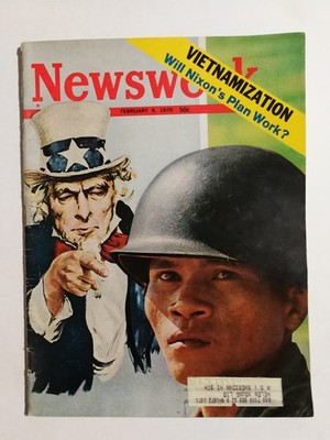 Newsweek Magazine February 9, 1970 Vietnamization Vietnam - Inflation
