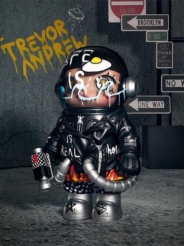 MEGA SPACE MOLLY 400% Trevor Andrew Pop Mart Figure Limited Japan Exclusive New - Picture 6 of 11