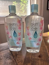 Avon Skin So Soft Original + Jojoba Bath Oil 24 fl oz - Lot of 2 New and Sealed