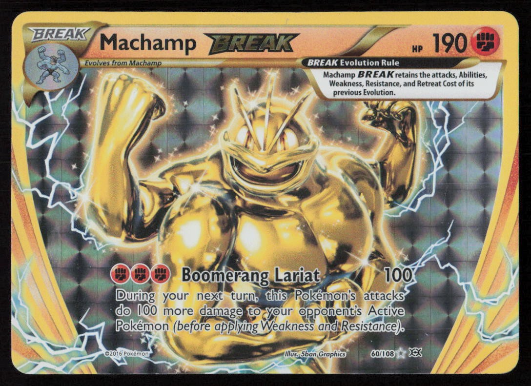 Machamp BREAK 60/108 Holo: XY - Evolutions Pokemon TCG Near Mint