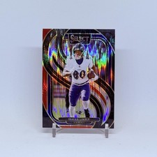 2024 Panini Select - Black & Red Prizm Shock #161 Isaiah Likely
