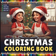 Kawaii Cozy Christmas Coloring Book for All
