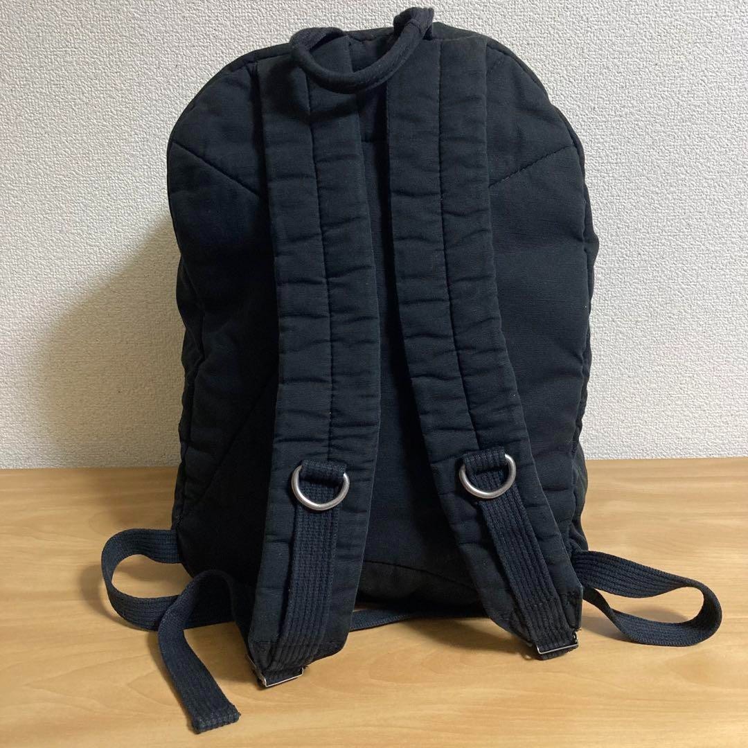 RARE Diesel 2000s Metal Logo Backpack Y2K Black Vintage