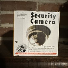 Safety Technology International Dummy Security Camera With Motion-Activated LED