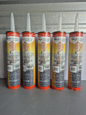 #ad Dicor 501LSW 1 Self Leveling White Lap Sealant 10.1 oz 5 PACK $59.99
