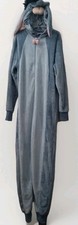Disney Eeyore Hooded 1 Piece Pajamas Sleepwear Jumpsuit XL