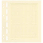 Schaubek Blank Album Pages BB700 Cream Paper with Netprint 27.5x29.1 cm Pack/50