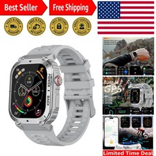 Outdoor Waterproof Smart Watch for Men: GPS, 100 Sport Modes, Health Monitoring