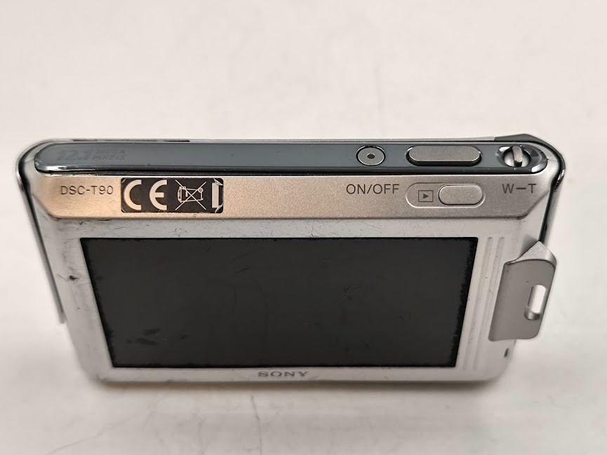 Sony Cyber-shot DSC-T90 12.1 MP Digital Camera Silver - Not