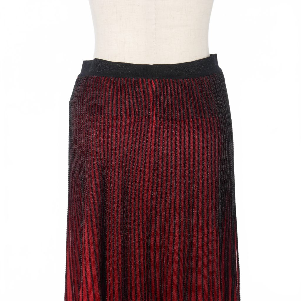 【Skirts】BALENCIAGA 18SS Sheer Layered Pleated Skirt with Logo Print Size 38 thumbnail 6