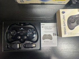 SEGA Saturn Home Console - Black w/ Cardboard, Inserts & 3 Controllers