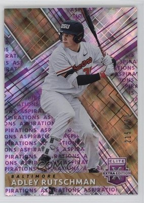 2019 Panini Elite Extra Edition Aspirations Purple /250 Adley Rutschman #1 6o3