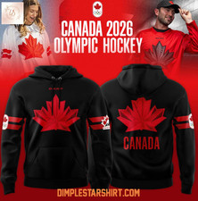 Canada Olympic Hockey 2026 3D Aop Hoodie