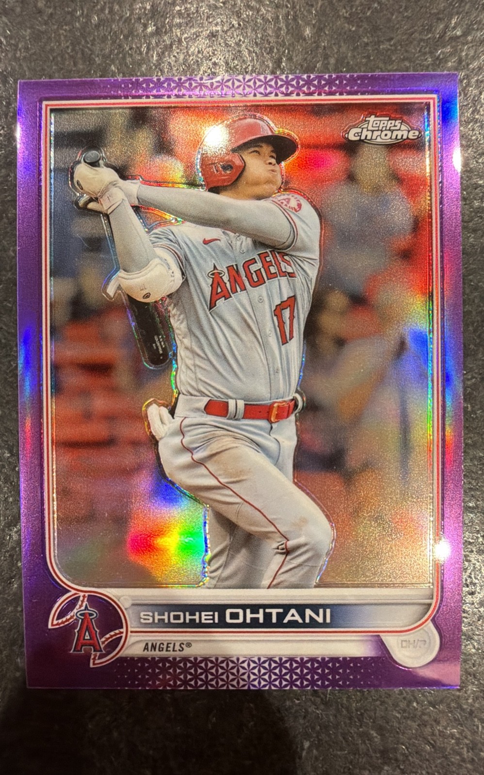 2022 Topps Chrome Logofractor Edition - Shohei Ohtani #1 Purple Refractor /250