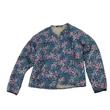The North Face Girls Reversible Mossbud Swirl Jacket M 10/12 Floral Blue NWOT