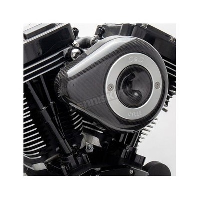 S&S Cycle Stealth Carbon Fiber Teardrop Air Cleaner Cover - 170-0501