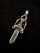Chrome Hearts Large Dagger Pendant Sterling Silver 925