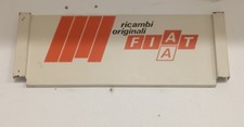 Insegna-tabella RICAMBI ORIGINALI FIAT in metallo anni 70-80