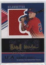 2018 USA Baseball Stars & Stripes Black Gold Jerseys 6/39 Brady House Auto s3g