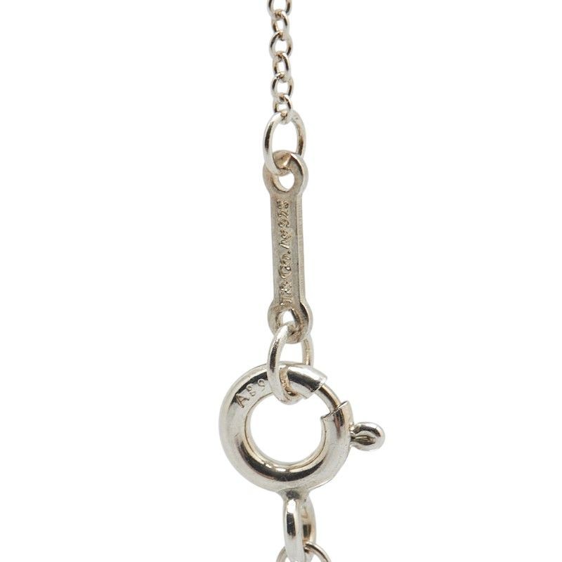 Auth TIFFANY&Co Olive Leaf Heart Motif SV925 Silver Necklace Women's thumbnail 5