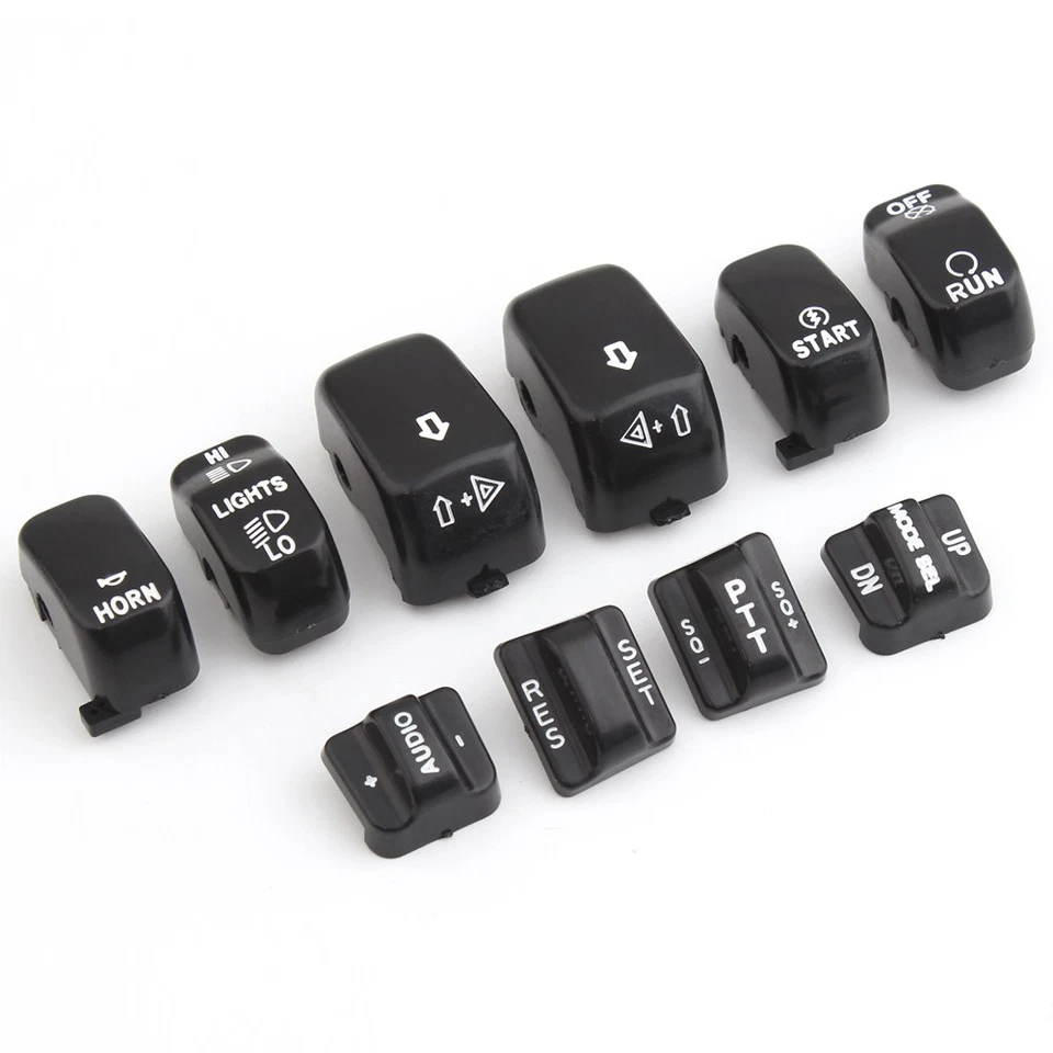 Cubierta de botón de tapa de interruptor de control manual para Harley Tri Glide Ultra Classic FLHTCUTG Foto 4 de 4