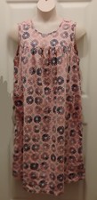 EUC Only Necessities Huuse Dress-Blue & White Florals on Pink-Women's Size 18/20
