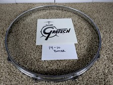 Gretsch USA Snare Drum Hoop 14  10 Hole Batte...