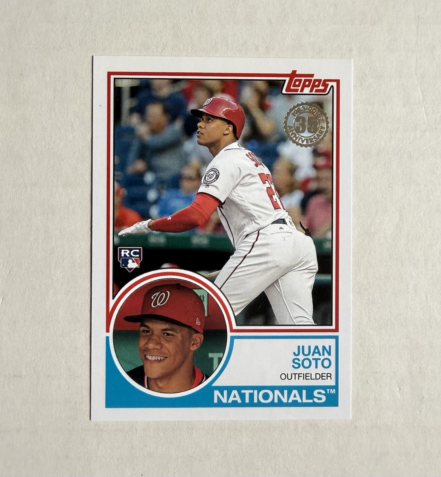 Juan Soto #83-12 Baseball Cards 2018 Topps Update 1983 Baseball trading card — raw and PSA graded price guide