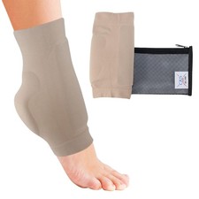 1 Pair Boot Bumper Gel Sleeve Padded Skate Socks Achilles Lace Bite Protect