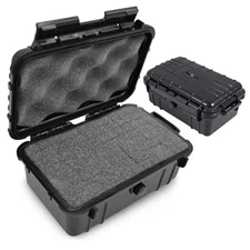  Waterproof Small Hard Case with Customizable Foam for Portable Electronics, 8"