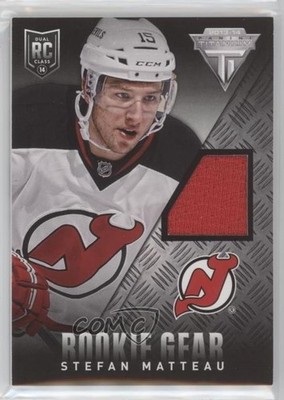 2013 Panini Rookie Anthology Titanium Update Gear Stefan Matteau #RG-SMA RC 2d8