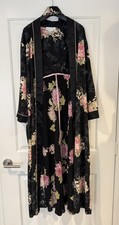 OSCAR DE LA RENTA Gorgeous Floral 2 Long Robe And Gown 2pieces Size XS NEIMANS