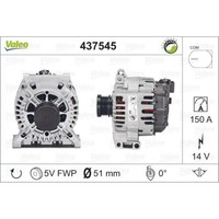 Valeo Generator Lichtmaschine 150A 14V FüR Mercedes-Benz B-Klasse C-Klasse