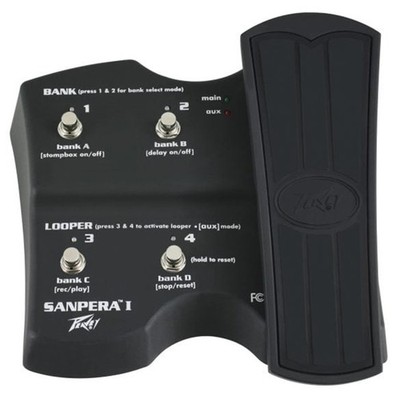 Peavey Sanpera I Multi-Function Foot Controller   Expression Pedal + 4 Switches