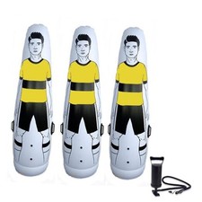 TNZMART Yellow Inflatable Soccer Dummy Air Mannequin Free Kick 6.7FT Pack of 3
